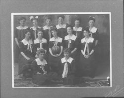 Petaluma High School basketball team, Petaluma, California, 1903