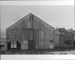 Exterior and outbuildings of The Gables, 4257 Petaluma Hill Road, south of Santa Rosa, California, September 1983