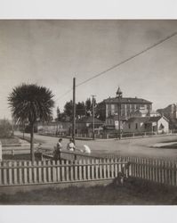 Rear view of Petaluma High School, Petaluma, California, about 1910