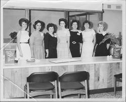 Group of women at North Bay Savings Bank, Petaluma, California, about 1953