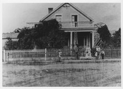 Residence of J. W. Bagley, Healdsburg, California, 1874