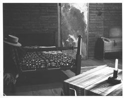 Views of the living quarters at the Petaluma Adobe, Petaluma, California, about 1967