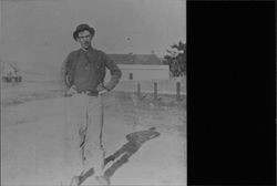 Portrait of Francis "Frank" Leo Witham, Freestone, California, 1900