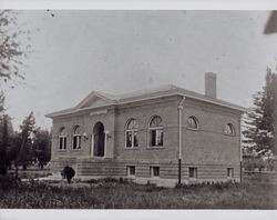 City of Sonoma Carnegie Library, First Street East, Sonoma, California, about 1913