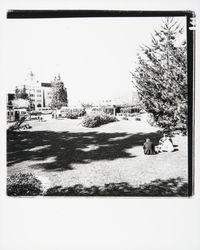 East side of Courthouse Square, Santa Rosa, California, 1977