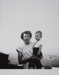 Birthday party at the Volkerts Ranch, Two Rock, California, April 6, 1949