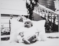 Thomas Herbert Ware as an infant at the Ware residence, Santa Rosa, California, July 15, 1925