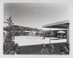 Swimming pool at El Portal Mobile Estates, Santa Rosa, California, 1965