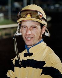 Portrait of Russell Baze at the Sonoma County Fair Racetrack, Santa Rosa, California