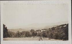 Valley of the Moon : looking northeast by north from road to Petaluma