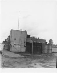 Businesses on Washington Street East, Petaluma, California, 1958