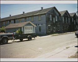 View of Mortensen/White Hatchery, located at Baker Street and Bodega Avenue, Petaluma, California, May 18, 1989