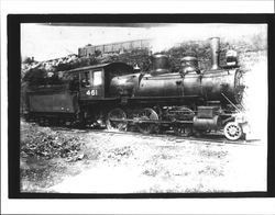 Locomotive 461, Petaluma, California, 1910