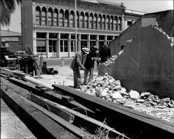 Searching for the cornerstone in the rubble of city hall