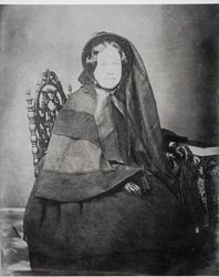 Portrait of Manuela Smith, wife of Captain Stephen Smith, Bodega, California, 1860s