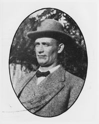 Portrait of unidentified man in Sonoma County California