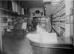 Interior of Kistler & Sani at 213 B Street, Santa Rosa, California, about 1925