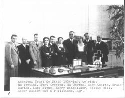 American Trust Company staff, Petaluma, California, 1934