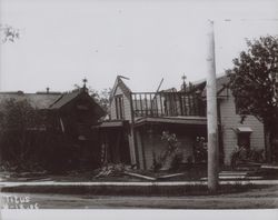 Earthquake destruction in Santa Rosa, California, April 18, 1906