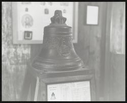 Russian bell at Fort Ross, California, about 1960