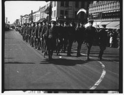 Army units marching in the Rose Parade