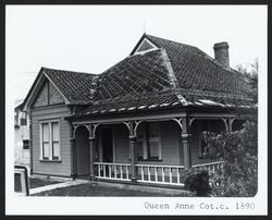 Moderately ornamented Queen Anne cottage