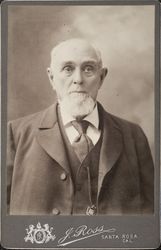 Portrait of Edward Neblett, first mayor of Santa Rosa