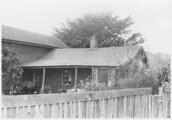 Unidentified wooden-frame houses near the Sonoma County coast