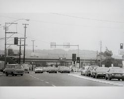 Intersection of West Steele Lane and Cleveland Avenue, Santa Rosa, California, 1965-1970