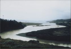 Gualala River estuary, Gualala Point Regional Park, December 1981