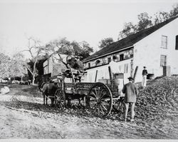 Buena Vista Winery wine cellars and press house, Sonoma, California, 1870s