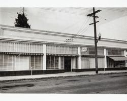Petaluma-Argus Courier Newspaper building, Petaluma, California, about 1954