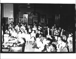 Story time at the Petaluma Library, Petaluma, California, 1937