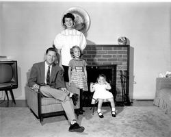 Turner family, Santa Rosa, California, 1958