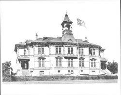 Petaluma High School, on Keller Street, Petaluma, California