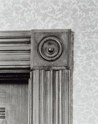 Interior woodwork of the Schlake Ranch farmhouse, Petluman, California, 1984