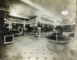 Interior of C. Gervasoni & Sons Groceries and Delicatessen, Petaluma, California, about 1916