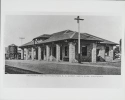 California and Northwestern Railroad depot, Santa Rosa