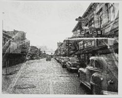 Looking west on Fourth Street