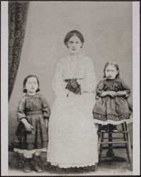 Portrait of the Callison daughters about 1867