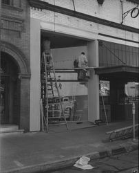 Portion of the 100 block of Kentucky Street, Petaluma, California, 1954