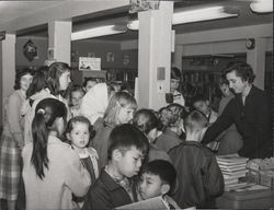 Children in Carnegie Library, Santa Rosa