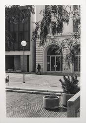 Section of Courthouse Square in front of Empire Building, Santa Rosa, California, 1968