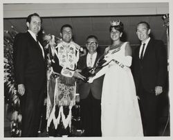 Dave McElhatton at the Sonoma County Fair's Redwood Theater, Santa Rosa, California, 1958