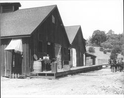 Exterior View of the Sunsweet Prune Packing Plant, Geyserville, California, about 1910