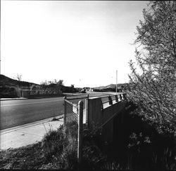 Bridge on Oakmont Drive in Oakmont, Santa Rosa, California, 1972