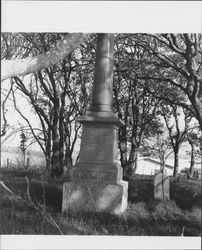 View of Canfield Cemetery, Bloomfield, California, 1973