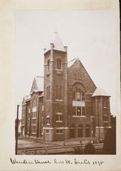 Christian Church, erected 1895 on Ross Street, Santa Rosa, California, 1895