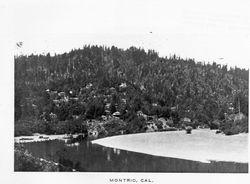 Birdseye view of Monte Rio, California