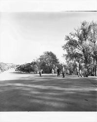 Playing golf at Wikiup Golf Course, Santa Rosa, California, November 6, 1969